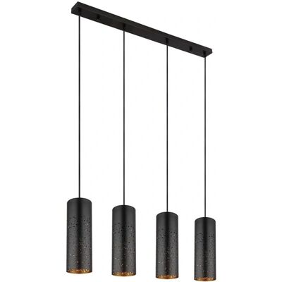 Lámpara colgante Globo Crocky - negro - metal - 21005-4H Lámpara colgante Globo Crocky - negro - metal - 21005-4H
