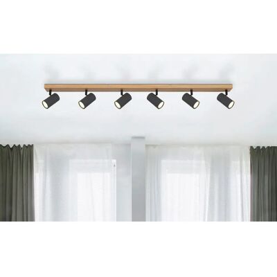 Globo Robby Deckenstrahler - Naturmetall - 6 GU10 - Modell 57911-6DG Globo Robby Deckenstrahler - Naturmetall - 6 GU10 - Modell 57911-6DG