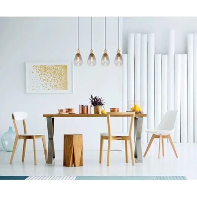 GLOBO lighting Fanni Pendant Light - 4 E27, Black, Brass - Pendant Light GLOBO lighting Fanni Pendant Light - 4 E27, Black, Brass - Pendant Light