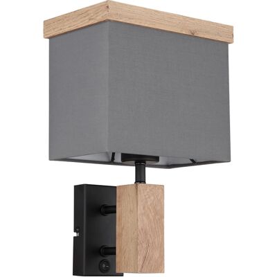 Globo Lighting Ossi Schwarze Wandleuchte - E27 Globo Lighting Ossi Schwarze Wandleuchte - E27