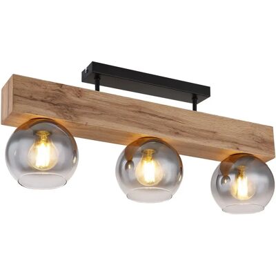 Globo Lighting Moitas Black Ceiling Lamp - 3 E27 Globo Lighting Moitas Black Ceiling Lamp - 3 E27