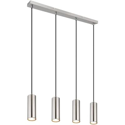 Globo Robby Pendant Light - Nickel matt, GU10, 1500lm Globo Robby Pendant Light - Nickel matt, GU10, 1500lm