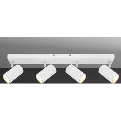 Globo Lighting Robby 4 Lampade Metallo Bianco Filo di Luce Globo Lighting Robby 4 Lampade Metallo Bianco Filo di Luce