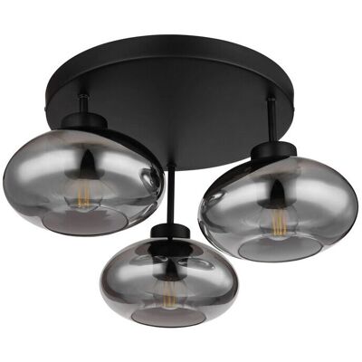 Globo Lighting Shaun Schwarze Deckenleuchte - Deckenlampe Globo Lighting Shaun Schwarze Deckenleuchte - Deckenlampe