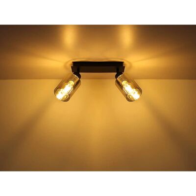 Foco de Techo Globo Lighting Hadera Negro - Foco de Techo Foco de Techo Globo Lighting Hadera Negro - Foco de Techo