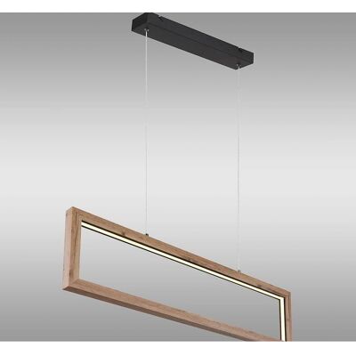Globo Lighting Pendelleuchte Schwarz - 80x120x7cm - Rustikaler Stil Globo Lighting Pendelleuchte Schwarz - 80x120x7cm - Rustikaler Stil