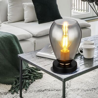 Lámpara de Mesa Negra Globo Lighting FANNI - Lámpara de Mesa Lámpara de Mesa Negra Globo Lighting FANNI - Lámpara de Mesa
