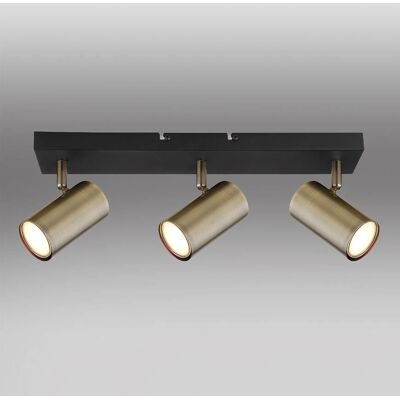 Globo Lighting Robby Metall Schwarz GU10 3-Lampen Deckenstrahler Globo Lighting Robby Metall Schwarz GU10 3-Lampen Deckenstrahler