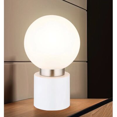 GLOBO 21003WN Weiße Metall Tischlampe - Tischleuchte GLOBO 21003WN Weiße Metall Tischlampe - Tischleuchte