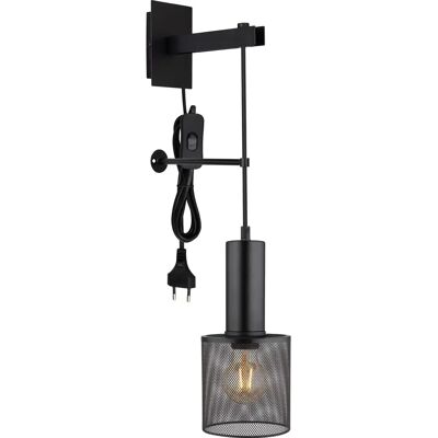 GLOBO Wandlampe - Schwarz - E27 - 15648W2 GLOBO Wandlampe - Schwarz - E27 - 15648W2