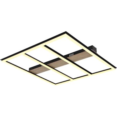 Globo FROOMY Ceiling Lamp - LED, Black, Brown - Modern Globo FROOMY Ceiling Lamp - LED, Black, Brown - Modern