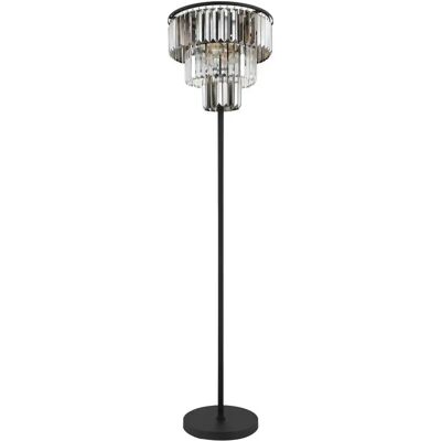 Globo Lighting Stehlampe - 160cm hoch, Schwarz Globo Lighting Stehlampe - 160cm hoch, Schwarz