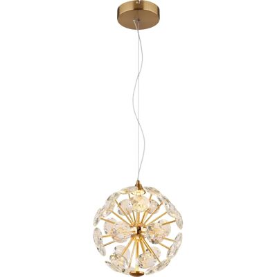 GLOBO 16047H Deckenleuchte LED - Elegante runde Goldlampe GLOBO 16047H Deckenleuchte LED - Elegante runde Goldlampe