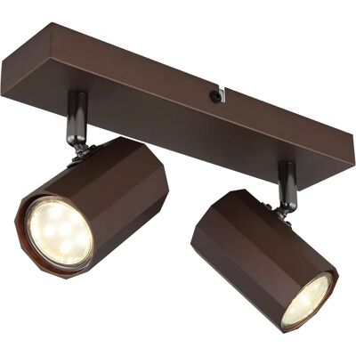 Proiettore GLOBO Bronzo Marrone - 2xGU10 25W Illuminazione interna Proiettore GLOBO Bronzo Marrone - 2xGU10 25W Illuminazione interna