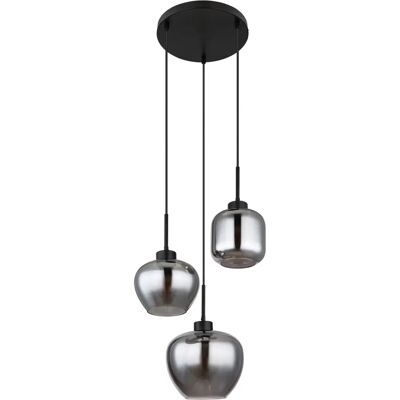 Globo Pendelleuchte - Modernes Metall Schwarz - E27 - 120cm Globo Pendelleuchte - Modernes Metall Schwarz - E27 - 120cm