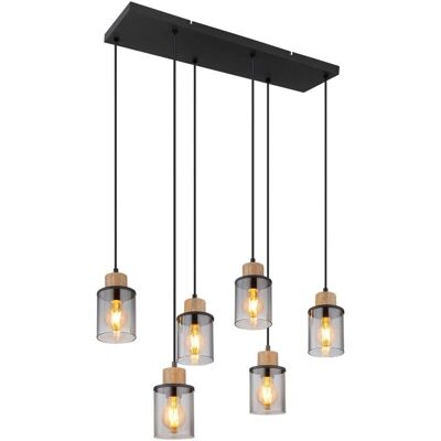 Sconto Fekete Függőlámpa - 62x18x120cm - Modern Beltéri Világítás Sconto Fekete Függőlámpa - 62x18x120cm - Modern Beltéri Világítás