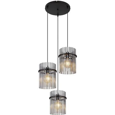 GLOBO LIGHTING GORLEY Pendelleuchte - 3-flammig, 20cm Durchmesser, 140cm Höhe GLOBO LIGHTING GORLEY Pendelleuchte - 3-flammig, 20cm Durchmesser, 140cm Höhe