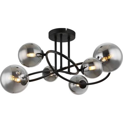Globo Black Ceiling Light - Modern Minimalist LED Lamp Globo Black Ceiling Light - Modern Minimalist LED Lamp