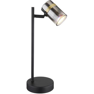 GLOBO 57916T Trabby Tischlampe - Metall, Rauch, Schwarz GLOBO 57916T Trabby Tischlampe - Metall, Rauch, Schwarz