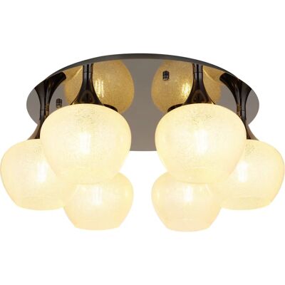 GLOBO 15548-6DK Ceiling Lighting - Black - Modern Design GLOBO 15548-6DK Ceiling Lighting - Black - Modern Design