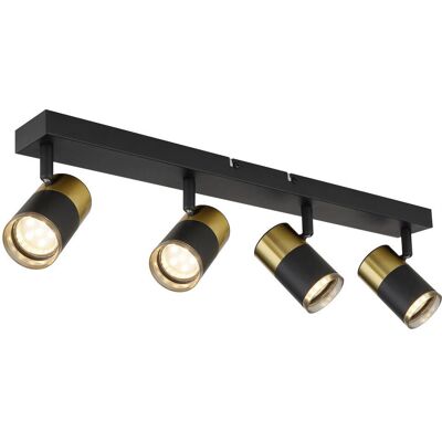 GLOBO LIGHTING Brisbon Black Wall and Ceiling Light - Wall and Ceiling Light GLOBO LIGHTING Brisbon Black Wall and Ceiling Light - Wall and Ceiling Light