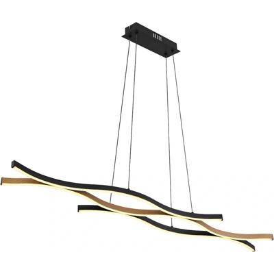 GLOBO Geronimo LED Pendant Light - Black - Modern Lighting Fixture GLOBO Geronimo LED Pendant Light - Black - Modern Lighting Fixture