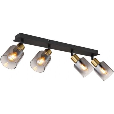 Globo Ceiling Spotlight - Modern, 55x18x8 cm, Black Globo Ceiling Spotlight - Modern, 55x18x8 cm, Black