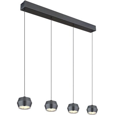 Globo Marthy Gray Metal Pendant Lamp - Pendant Lamp Globo Marthy Gray Metal Pendant Lamp - Pendant Lamp