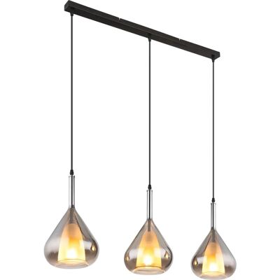 GLOBO GEEKY Pendelleuchte - 3xE27, Schwarz GLOBO GEEKY Pendelleuchte - 3xE27, Schwarz