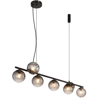 Globo Lighting Schwarze Pendelleuchte - Modernes Design - 95x120x28cm - Hängeleuchte Globo Lighting Schwarze Pendelleuchte - Modernes Design - 95x120x28cm - Hängeleuchte