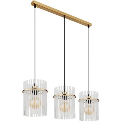 Lámpara Colgante GLOBO GORLEY - Dorado mate - E27 - 80x20x140 cm Lámpara Colgante GLOBO GORLEY - Dorado mate - E27 - 80x20x140 cm