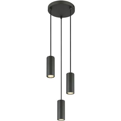 Globo Lighting Pendelleuchte - 3x GU10 - Grau - 120cm - Hängeleuchte Globo Lighting Pendelleuchte - 3x GU10 - Grau - 120cm - Hängeleuchte