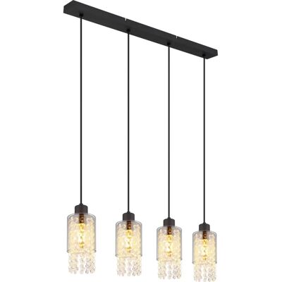Černé Stropní Svítidlo Sconto - LED Lampička Černé Stropní Svítidlo Sconto - LED Lampička