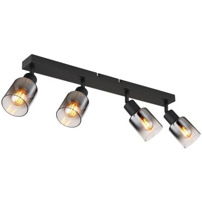 Globo Lighting Huberts Black Ceiling Spotlight - Ceiling Spotlight Globo Lighting Huberts Black Ceiling Spotlight - Ceiling Spotlight