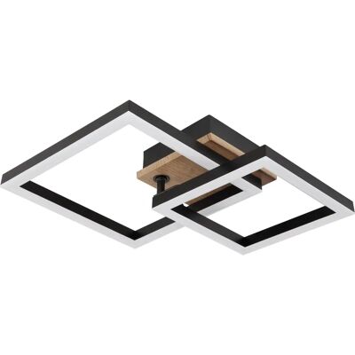 GLOBO Lighting Schwarze Deckenleuchte - Modell 672840-15 - 15W 700lm GLOBO Lighting Schwarze Deckenleuchte - Modell 672840-15 - 15W 700lm