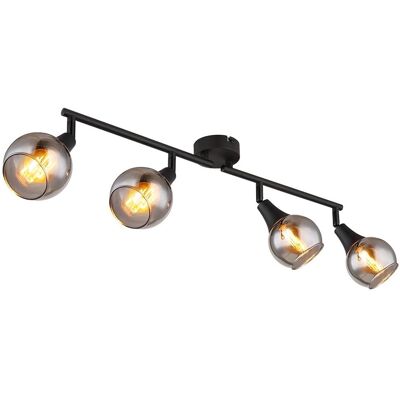 Globo Lighting Black LED Ceiling Lamp - 4xE14, 60cm Globo Lighting Black LED Ceiling Lamp - 4xE14, 60cm
