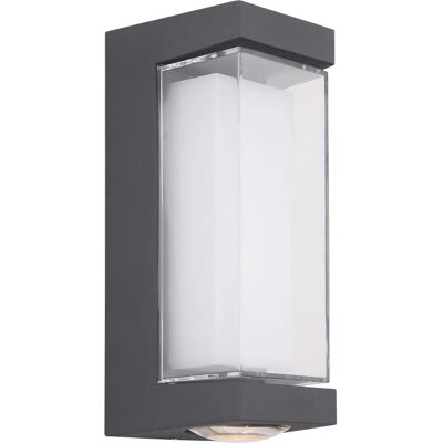 GLOBO 34316 Wall Light - LED 12W, IP54, Anthracite GLOBO 34316 Wall Light - LED 12W, IP54, Anthracite