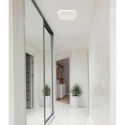 Globo GLOBO 48919-12Q Square LED Ceiling Light - Modern Ceiling Light Globo GLOBO 48919-12Q Square LED Ceiling Light - Modern Ceiling Light