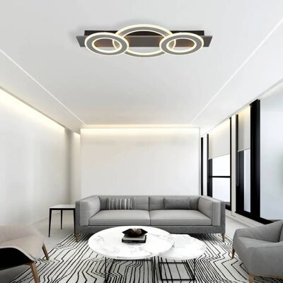 Globo Lighting Black Ceiling Light - 73x7 cm - LED 50W/2300lm Globo Lighting Black Ceiling Light - 73x7 cm - LED 50W/2300lm