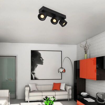 Globo Lighting LED Spotlights - 3 Flammig, Black, Ø 7.2cm - Indoor Lighting Globo Lighting LED Spotlights - 3 Flammig, Black, Ø 7.2cm - Indoor Lighting