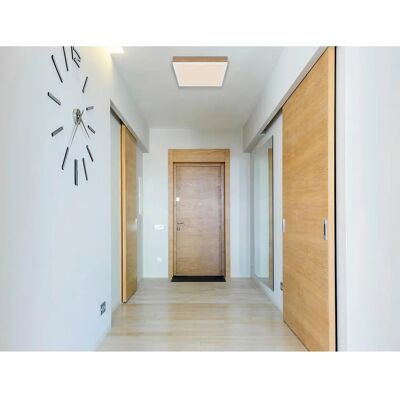 GLOBO Doro Deckenleuchte - LED, 12W, Metall & Holz GLOBO Doro Deckenleuchte - LED, 12W, Metall & Holz