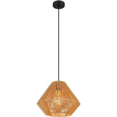 Suspension Houdini en métal noir - 35cm - E27 - Style bohème - Publicité Suspension Houdini en métal noir - 35cm - E27 - Style bohème - Publicité