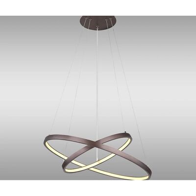 GLOBO Ralph Hanglamp - koffie mat - moderne plafondlamp GLOBO Ralph Hanglamp - koffie mat - moderne plafondlamp