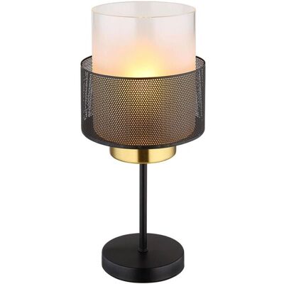 Lampa stołowa Olga Globo - czarna - metal - 18cm - E27 Lampa stołowa Olga Globo - czarna - metal - 18cm - E27