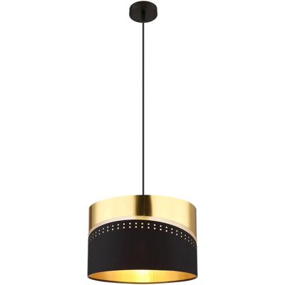 Globo Pendant Lamp - Black - Metal - 35cm - E27 - Retro Style Globo Pendant Lamp - Black - Metal - 35cm - E27 - Retro Style