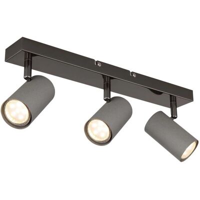 Globo Lighting Wandschildleuchte - 3-flammig Schwarz-Chrom Deckenleuchte Globo Lighting Wandschildleuchte - 3-flammig Schwarz-Chrom Deckenleuchte