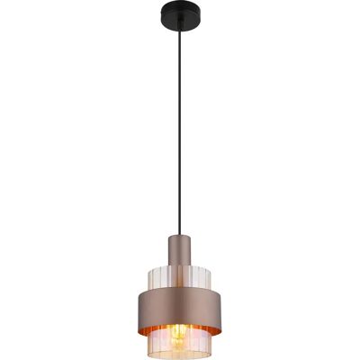 GLOBO 15560HA Ceiling Lighting - Modern Amber Glass Pendant GLOBO 15560HA Ceiling Lighting - Modern Amber Glass Pendant
