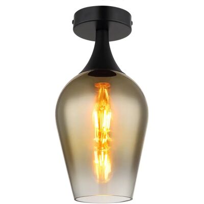 Globo Deckenleuchte - Goldfarben - Ø 15cm - Modernes Glas-Design - Innenbeleuchtung Globo Deckenleuchte - Goldfarben - Ø 15cm - Modernes Glas-Design - Innenbeleuchtung