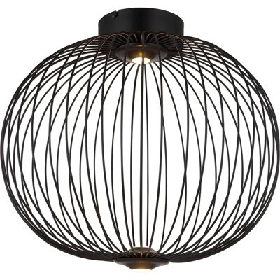 GLOBO 15652D1 Black Matte Modern LED Ceiling Light GLOBO 15652D1 Black Matte Modern LED Ceiling Light