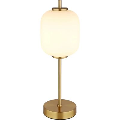 Globo 15217T Tischlampe - LED 6W Elegantes Glaskupla Messingkörper Globo 15217T Tischlampe - LED 6W Elegantes Glaskupla Messingkörper